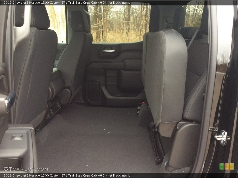 Jet Black Interior Rear Seat for the 2019 Chevrolet Silverado 1500 Custom Z71 Trail Boss Crew Cab 4WD #132004196