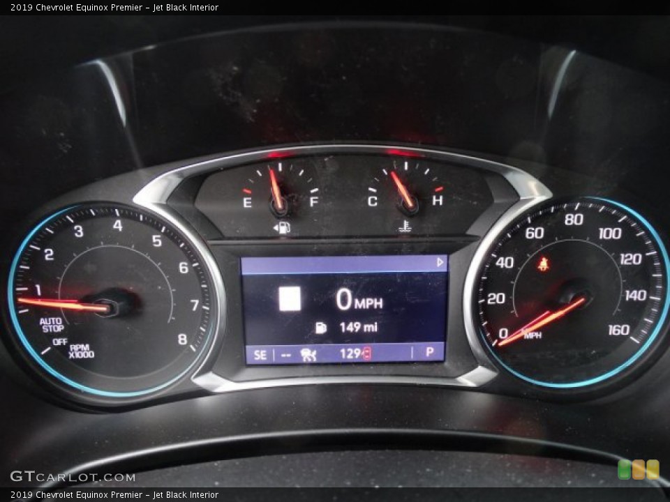 Jet Black Interior Gauges for the 2019 Chevrolet Equinox Premier #132007277