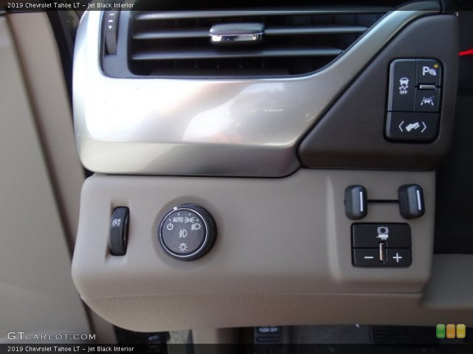 Jet Black Interior Controls for the 2019 Chevrolet Tahoe LT #132009767