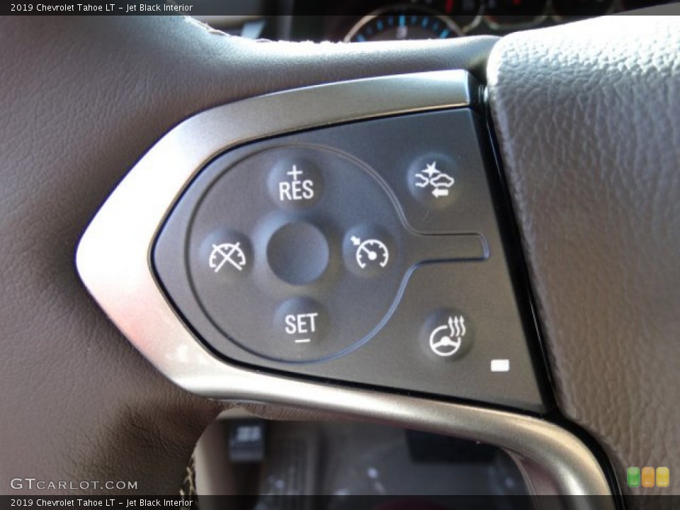 Jet Black Interior Steering Wheel for the 2019 Chevrolet Tahoe LT #132009788