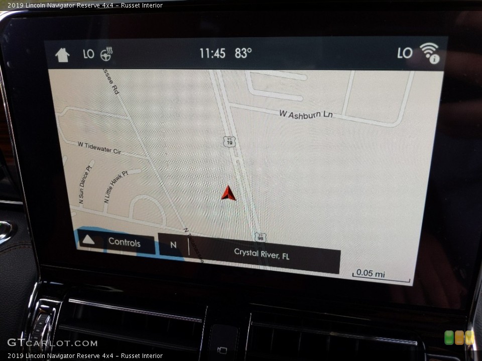 Russet Interior Navigation for the 2019 Lincoln Navigator Reserve 4x4 #132025640