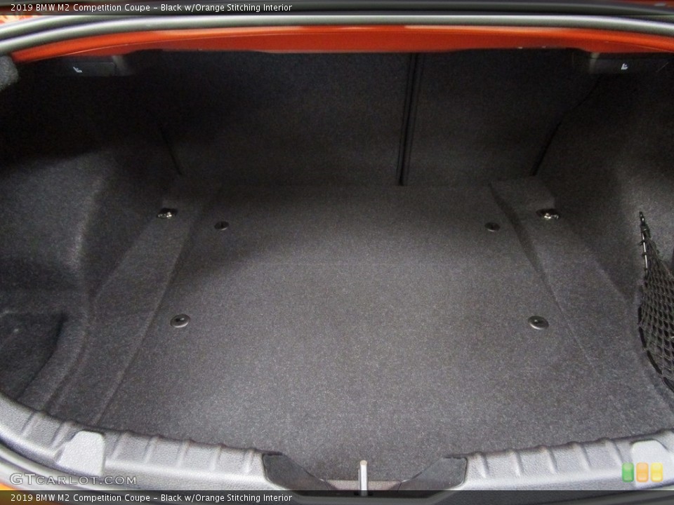 Black w/Orange Stitching Interior Trunk for the 2019 BMW M2 Competition Coupe #132027511