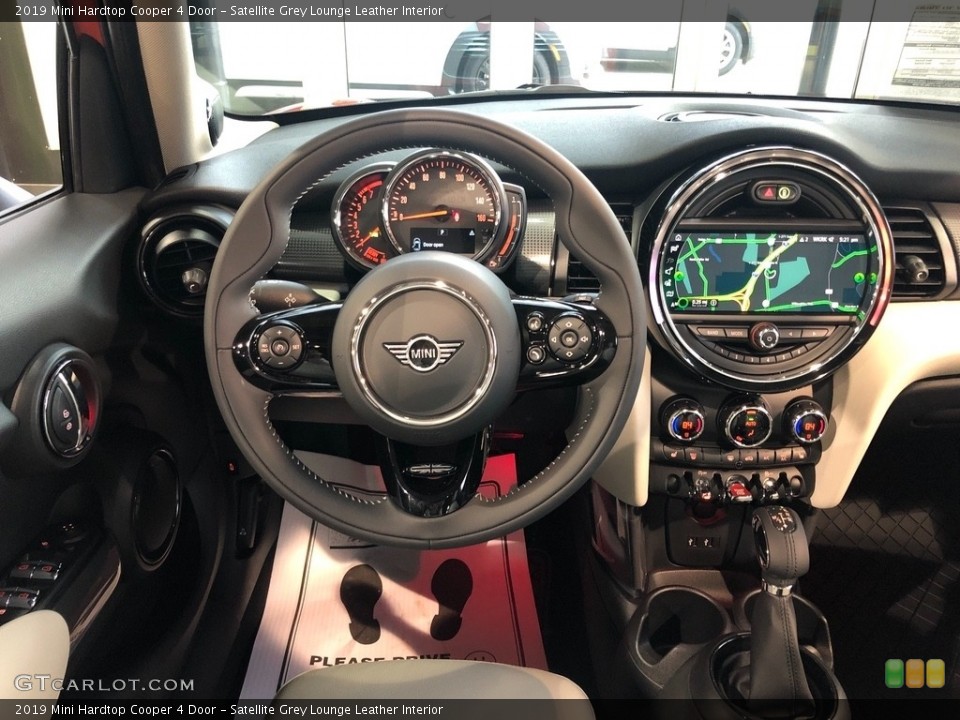 Satellite Grey Lounge Leather Interior Dashboard for the 2019 Mini Hardtop Cooper 4 Door #132040002