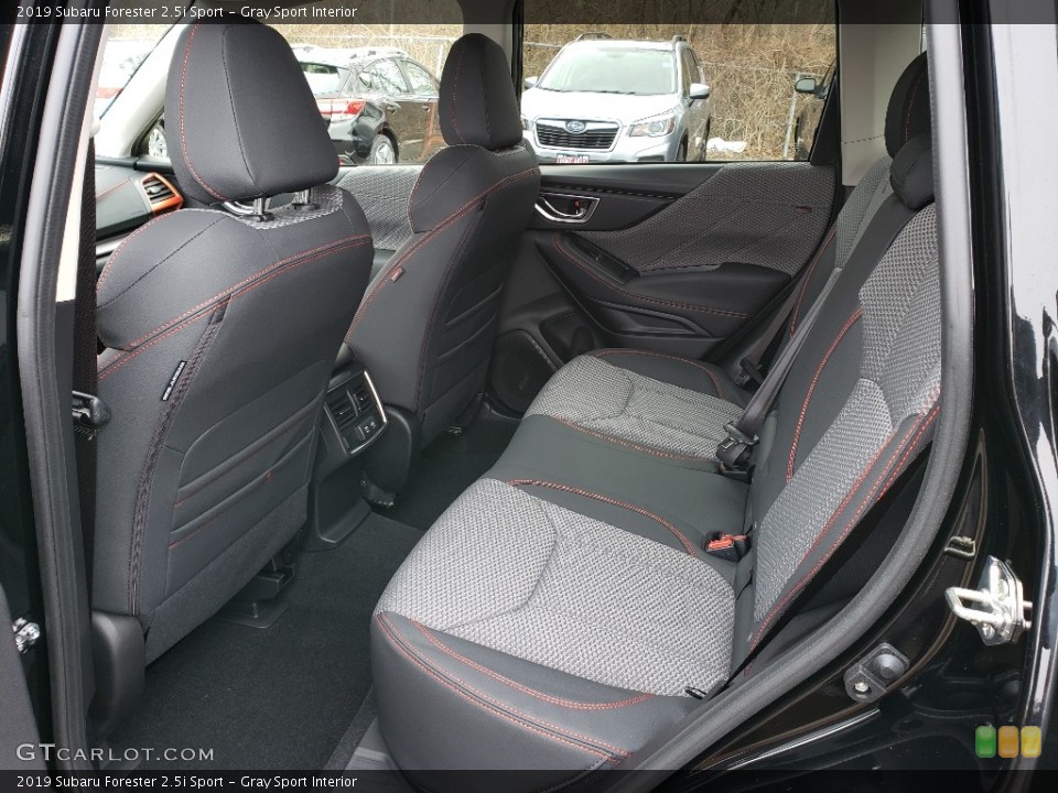 Gray Sport Interior Rear Seat for the 2019 Subaru Forester 2.5i Sport #132040647