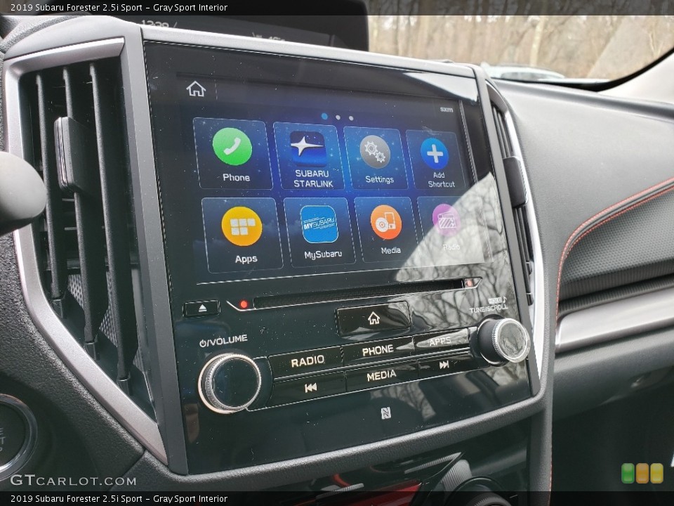 Gray Sport Interior Controls for the 2019 Subaru Forester 2.5i Sport #132040764