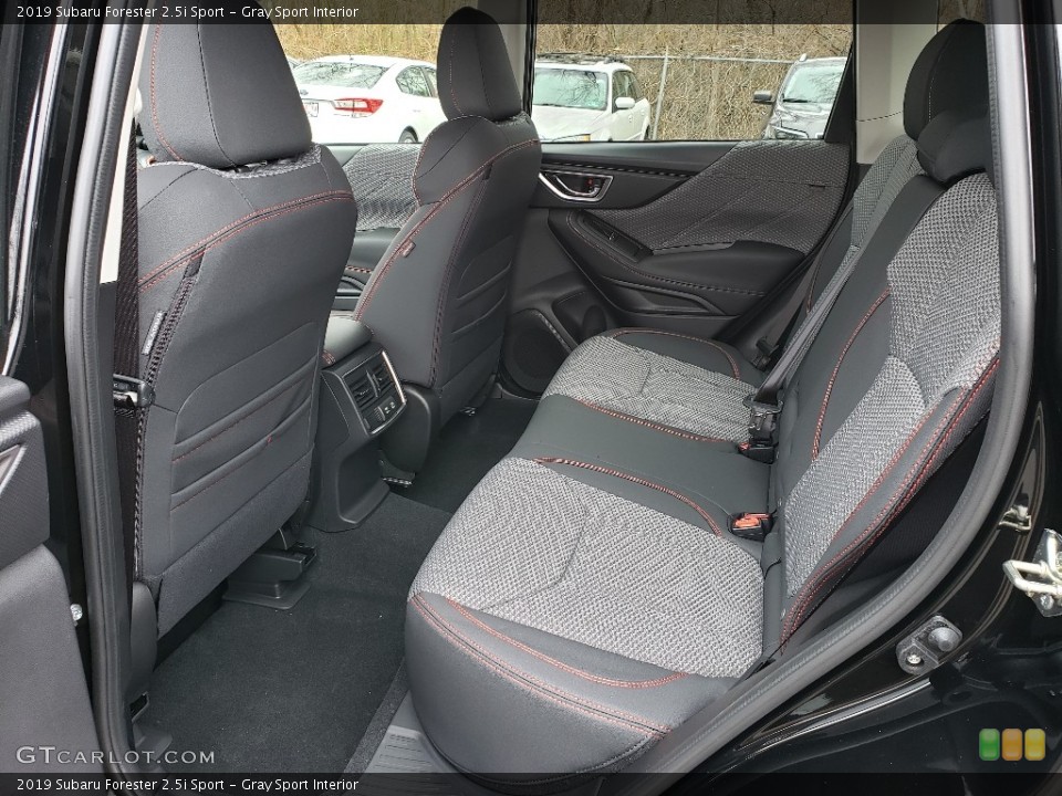 Gray Sport Interior Rear Seat for the 2019 Subaru Forester 2.5i Sport #132041766