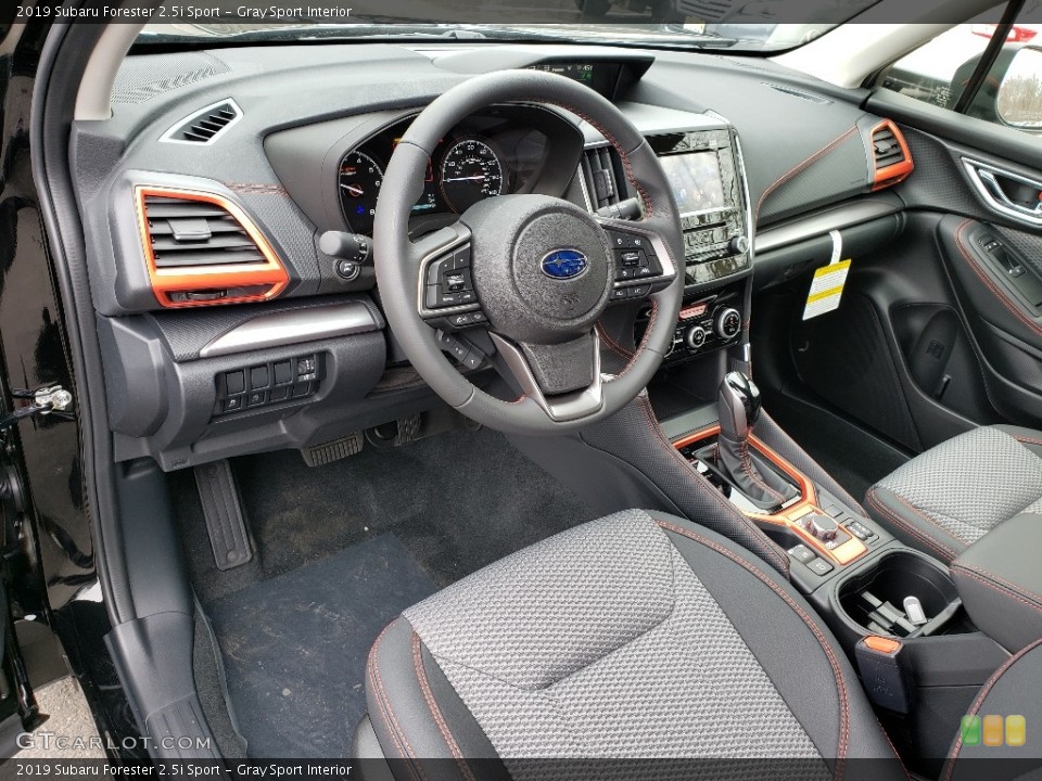 Gray Sport Interior Photo for the 2019 Subaru Forester 2.5i Sport #132041826