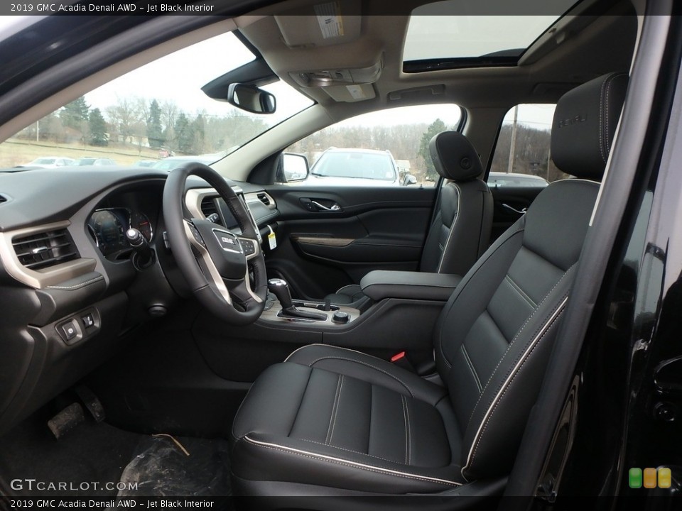 Jet Black Interior Front Seat for the 2019 GMC Acadia Denali AWD #132042768