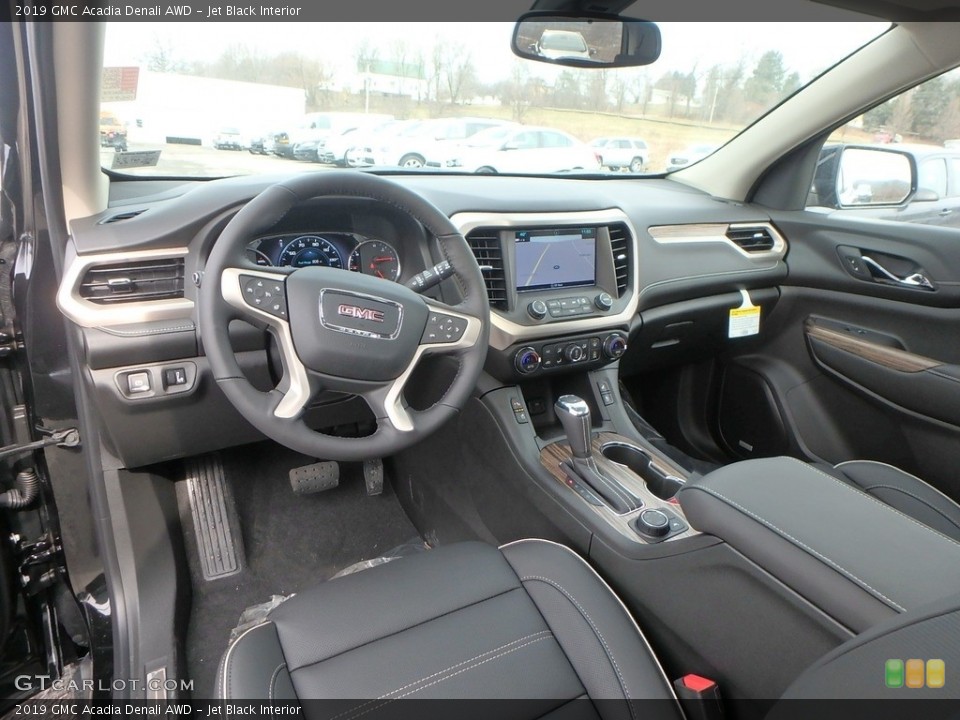Jet Black Interior Photo for the 2019 GMC Acadia Denali AWD #132042816