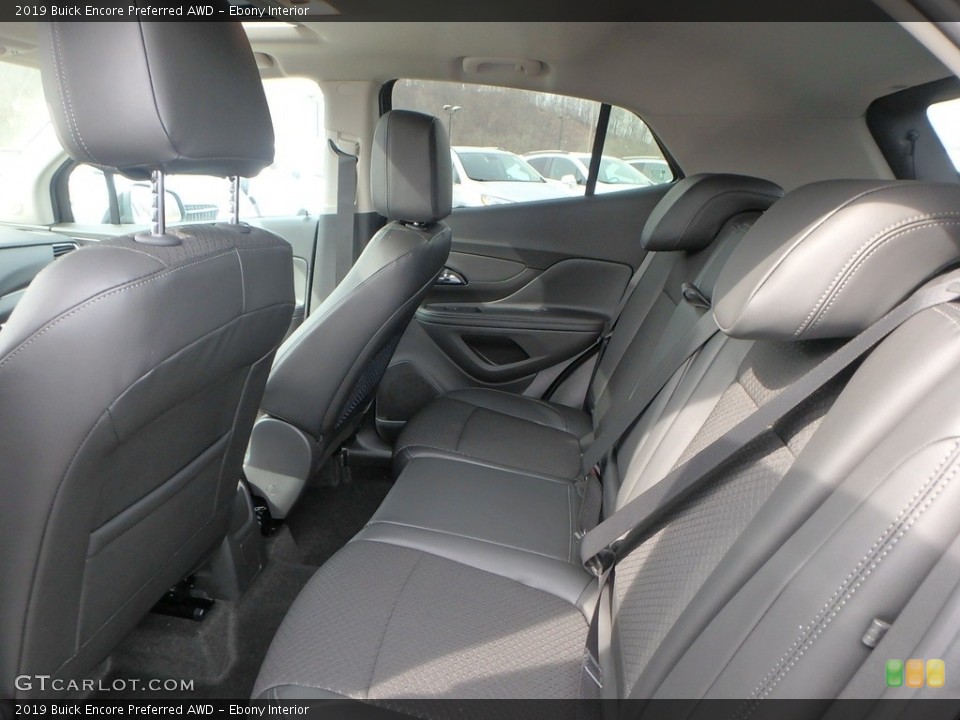 Ebony Interior Rear Seat for the 2019 Buick Encore Preferred AWD #132044049