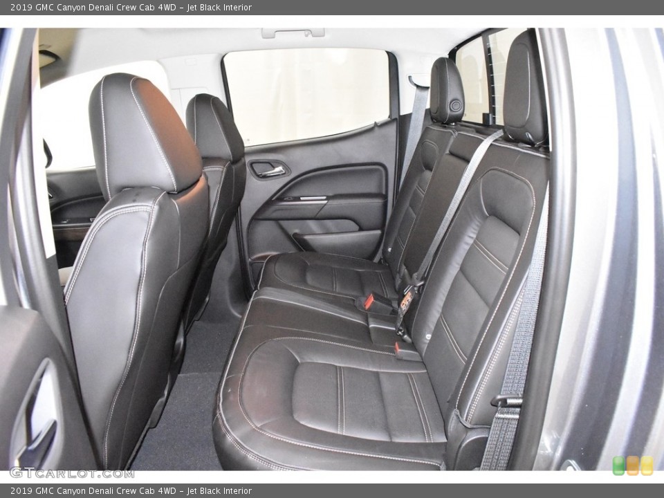 Jet Black Interior Rear Seat for the 2019 GMC Canyon Denali Crew Cab 4WD #132051174