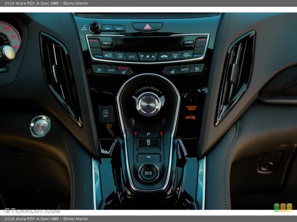 Ebony Interior Controls for the 2019 Acura RDX A-Spec AWD #132051357