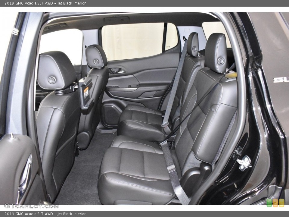Jet Black Interior Rear Seat for the 2019 GMC Acadia SLT AWD #132051795