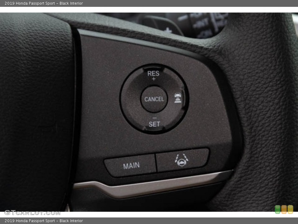 Black Interior Steering Wheel for the 2019 Honda Passport Sport #132053538