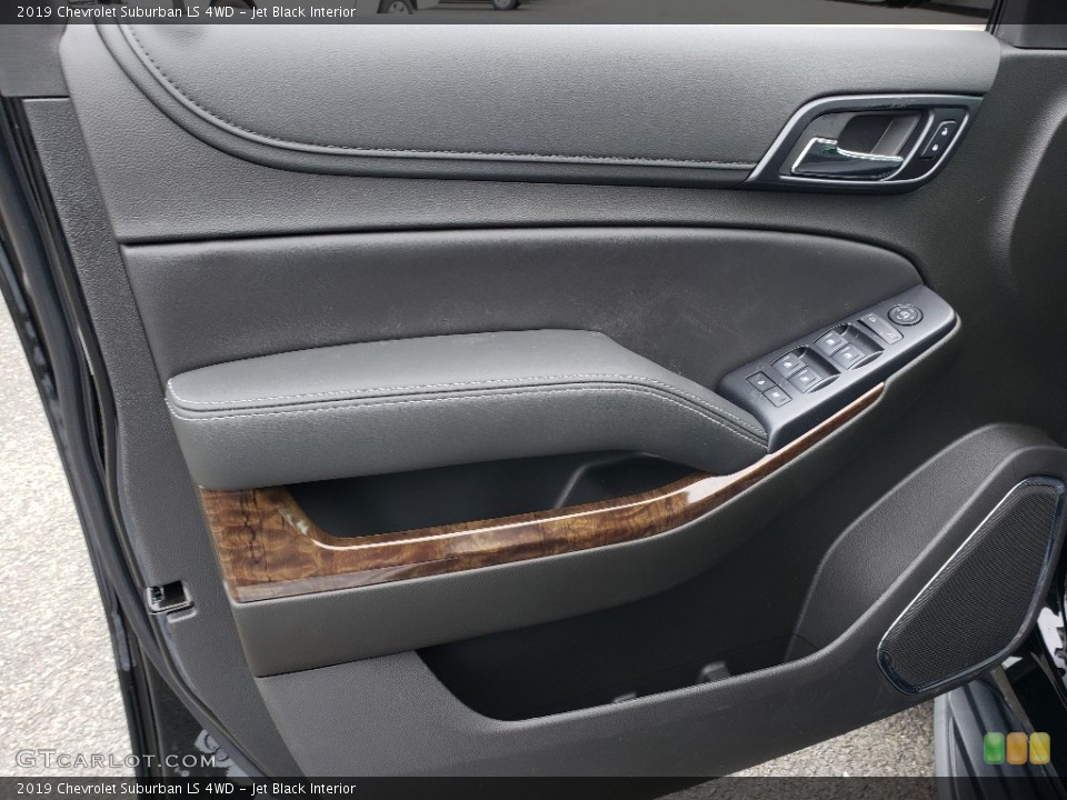 Jet Black Interior Door Panel for the 2019 Chevrolet Suburban LS 4WD #132055782