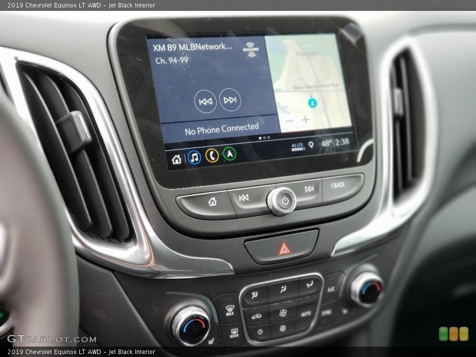 Jet Black Interior Controls for the 2019 Chevrolet Equinox LT AWD #132056072