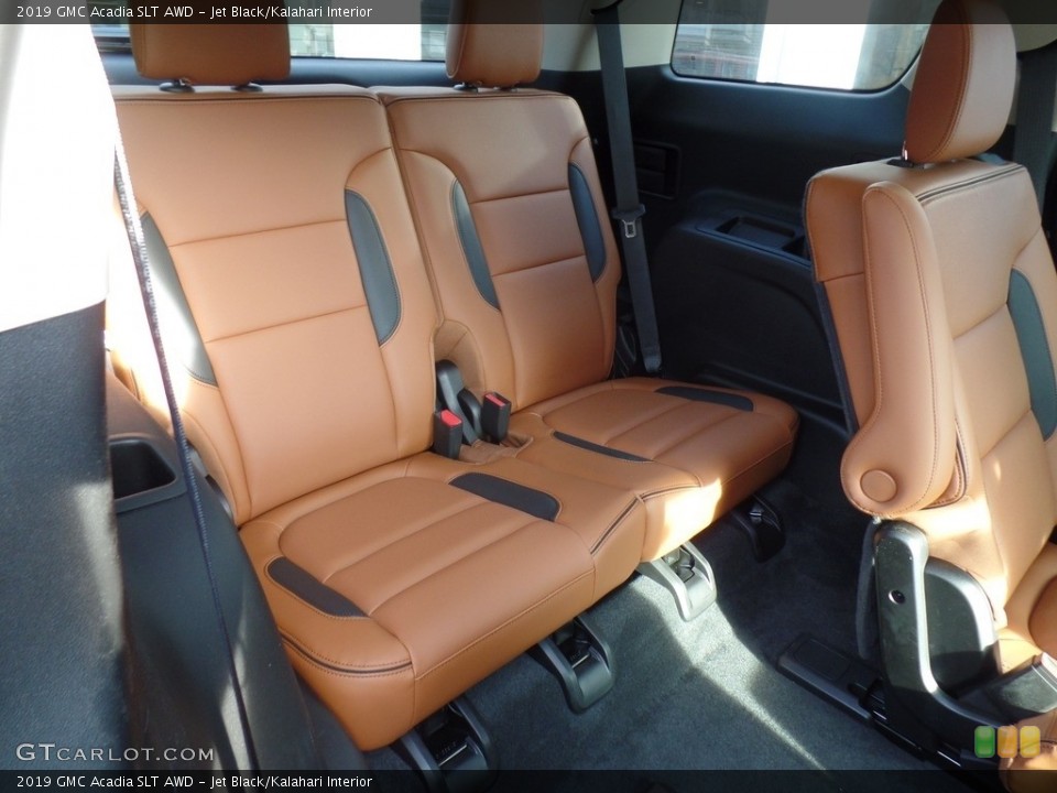 Jet Black/Kalahari Interior Rear Seat for the 2019 GMC Acadia SLT AWD #132057123
