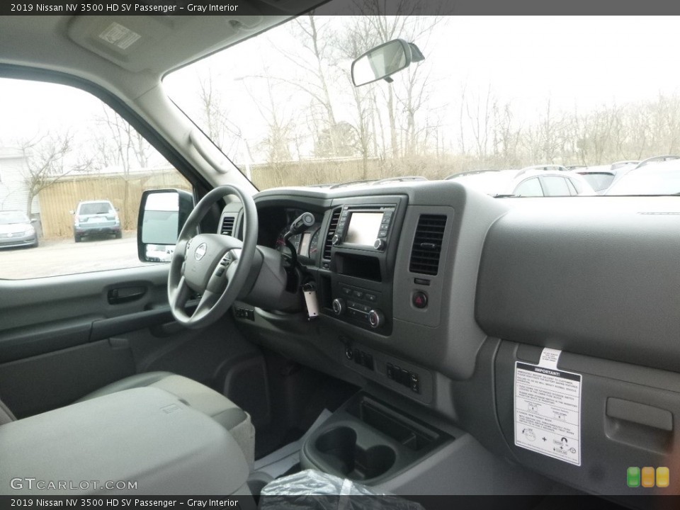 Gray Interior Photo for the 2019 Nissan NV 3500 HD SV Passenger #132057237