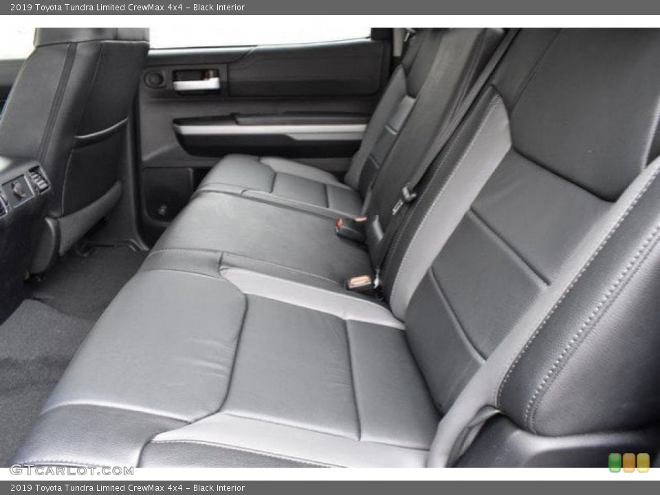 Black Interior Rear Seat for the 2019 Toyota Tundra Limited CrewMax 4x4 #132060129