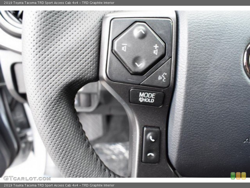 TRD Graphite Interior Steering Wheel for the 2019 Toyota Tacoma TRD Sport Access Cab 4x4 #132060963