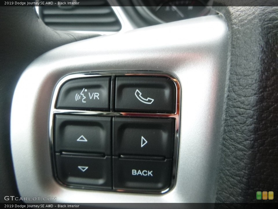 Black Interior Steering Wheel for the 2019 Dodge Journey SE AWD #132062820