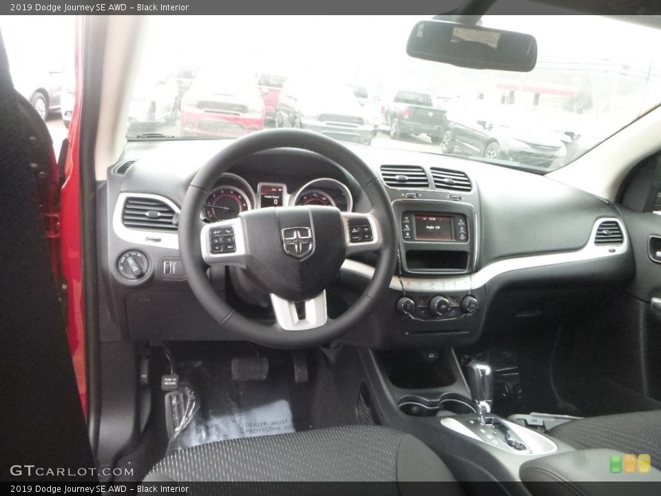 Black Interior Dashboard for the 2019 Dodge Journey SE AWD #132063081