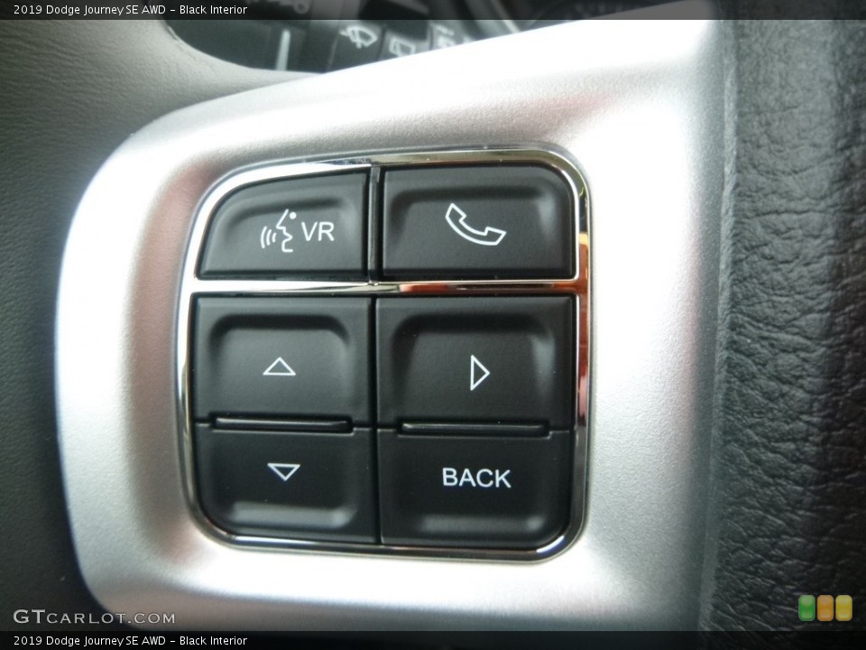 Black Interior Steering Wheel for the 2019 Dodge Journey SE AWD #132063552