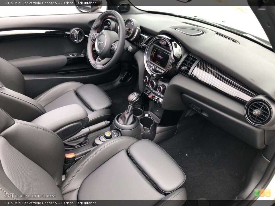 Carbon Black Interior Photo for the 2019 Mini Convertible Cooper S #132068968
