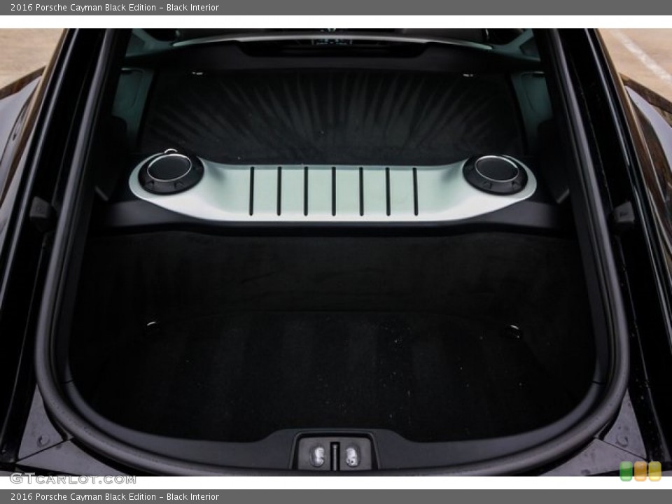 Black Interior Trunk for the 2016 Porsche Cayman Black Edition #132071158