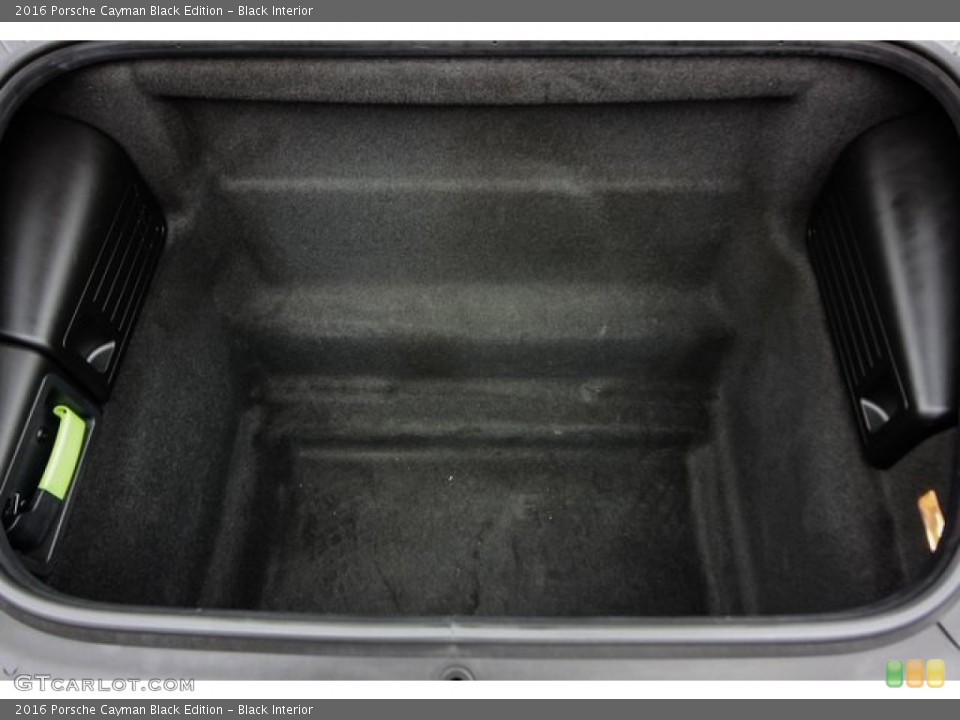 Black Interior Trunk for the 2016 Porsche Cayman Black Edition #132071182