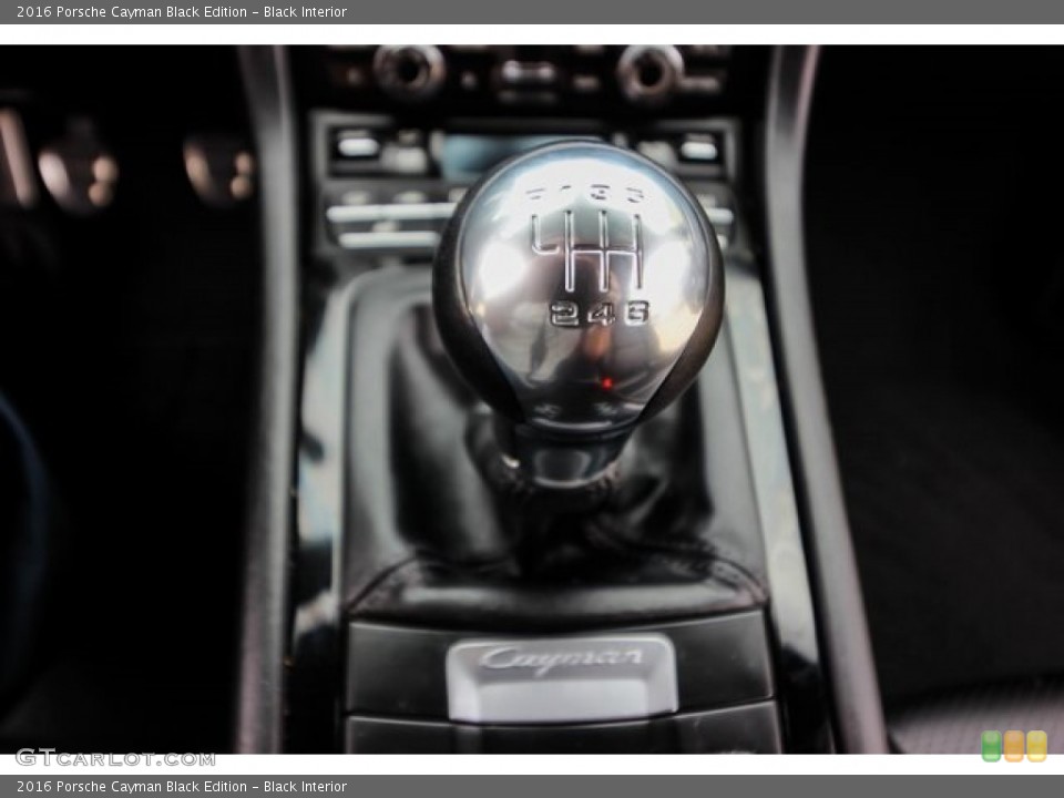 Black Interior Transmission for the 2016 Porsche Cayman Black Edition #132071209