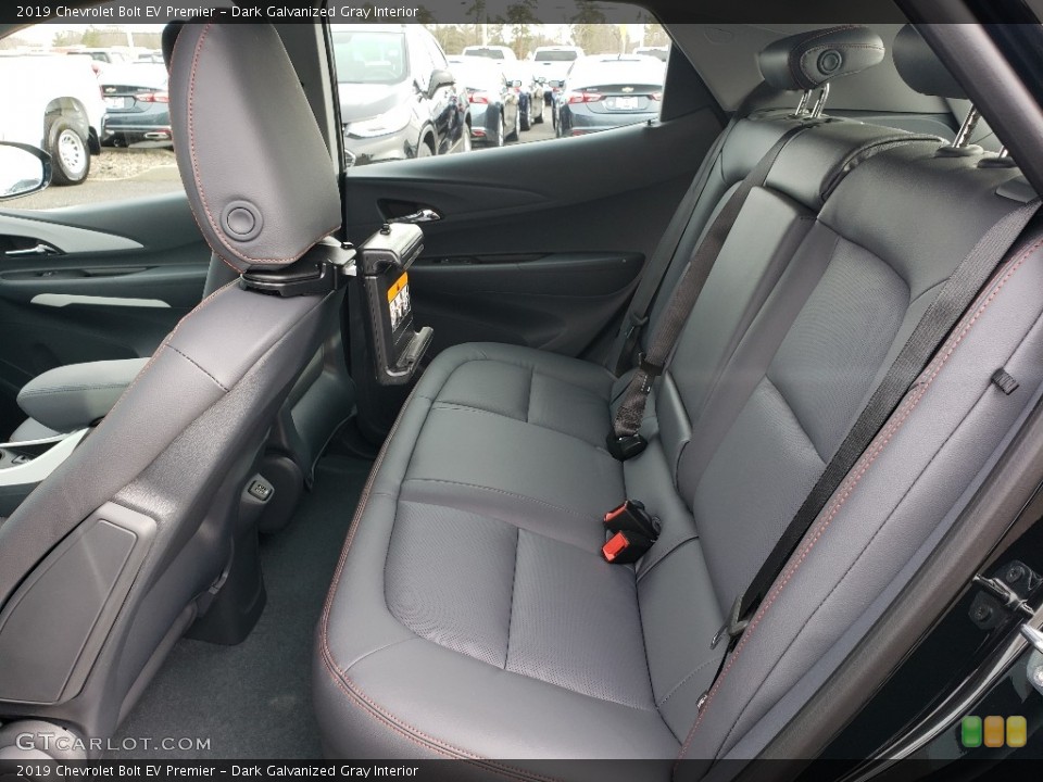 Dark Galvanized Gray Interior Rear Seat for the 2019 Chevrolet Bolt EV Premier #132071960