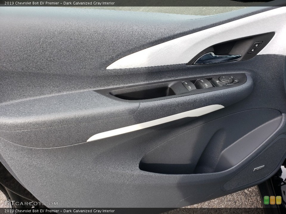 Dark Galvanized Gray Interior Door Panel for the 2019 Chevrolet Bolt EV Premier #132071983