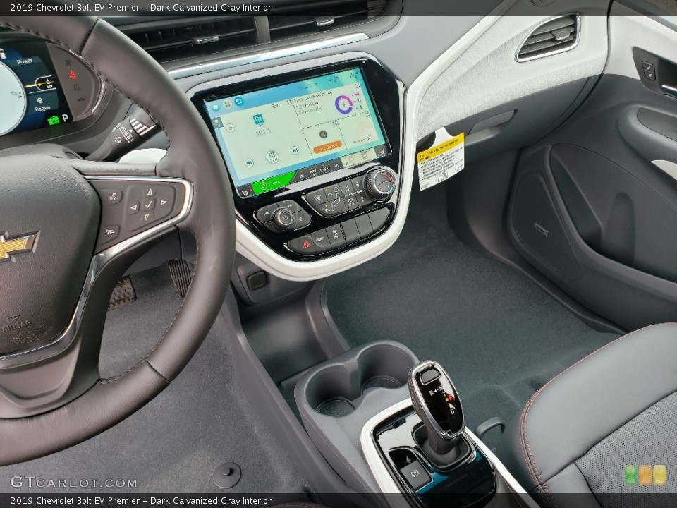 Dark Galvanized Gray Interior Controls for the 2019 Chevrolet Bolt EV Premier #132072065