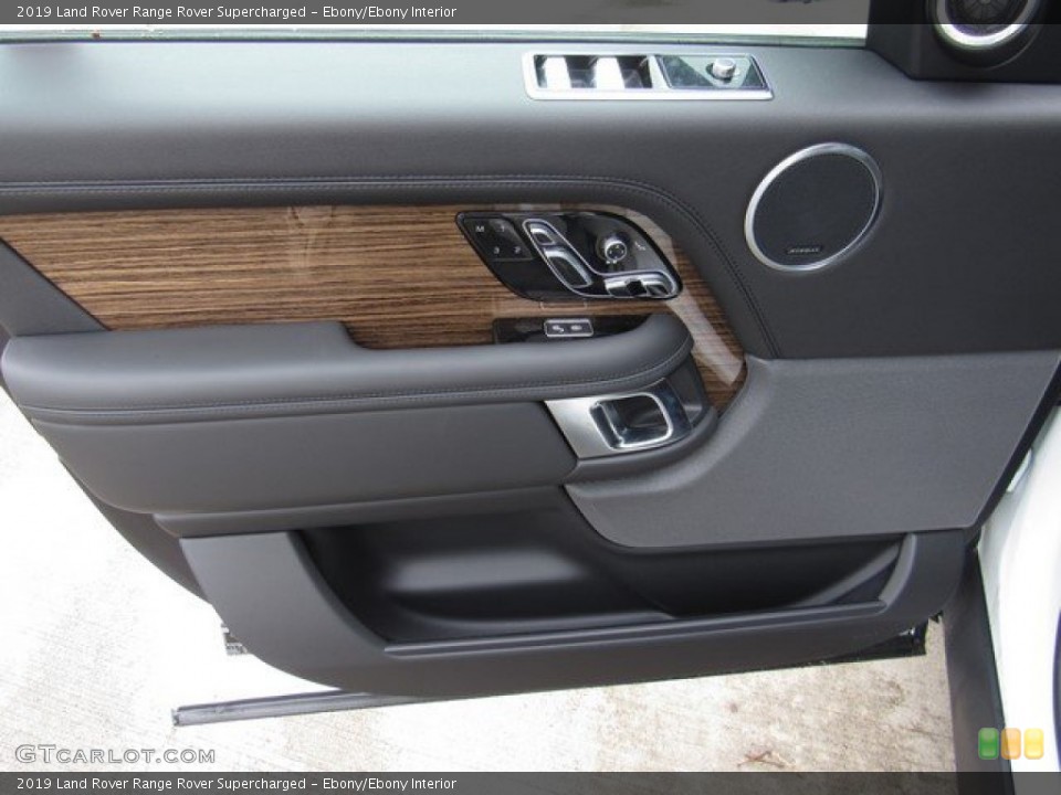 Ebony/Ebony Interior Door Panel for the 2019 Land Rover Range Rover Supercharged #132077664