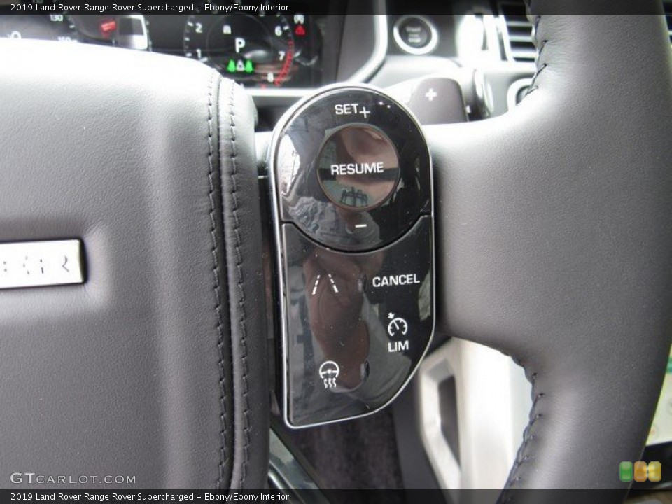 Ebony/Ebony Interior Steering Wheel for the 2019 Land Rover Range Rover Supercharged #132077726