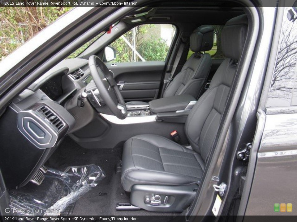Ebony/Ebony Interior Front Seat for the 2019 Land Rover Range Rover Sport HSE Dynamic #132078588