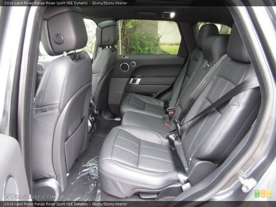 Ebony/Ebony Interior Rear Seat for the 2019 Land Rover Range Rover Sport HSE Dynamic #132078755