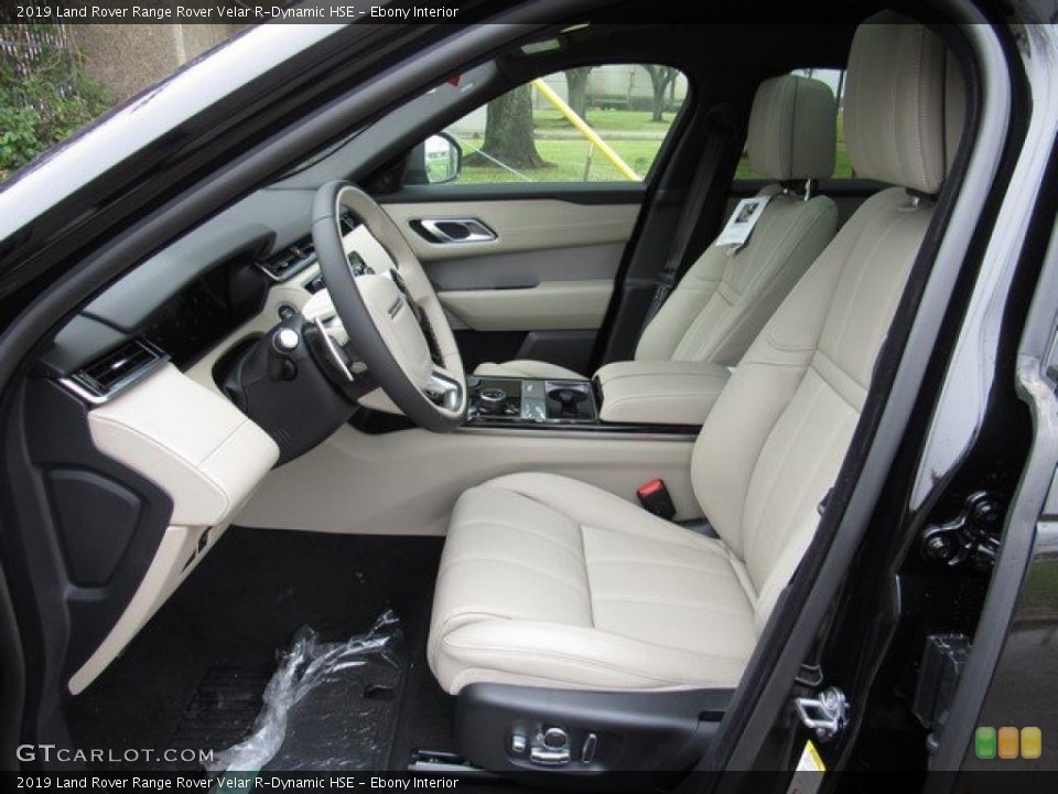 Ebony Interior Photo for the 2019 Land Rover Range Rover Velar R-Dynamic HSE #132079242