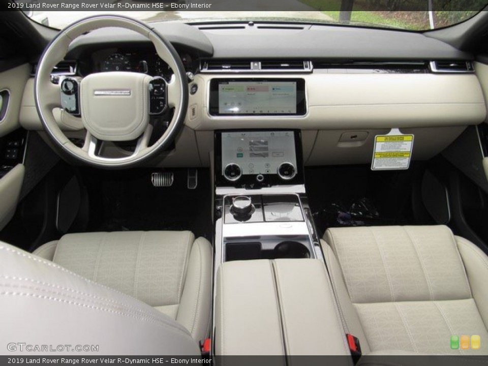 Ebony Interior Dashboard for the 2019 Land Rover Range Rover Velar R-Dynamic HSE #132079260