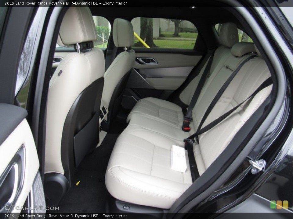 Ebony Interior Rear Seat for the 2019 Land Rover Range Rover Velar R-Dynamic HSE #132079431