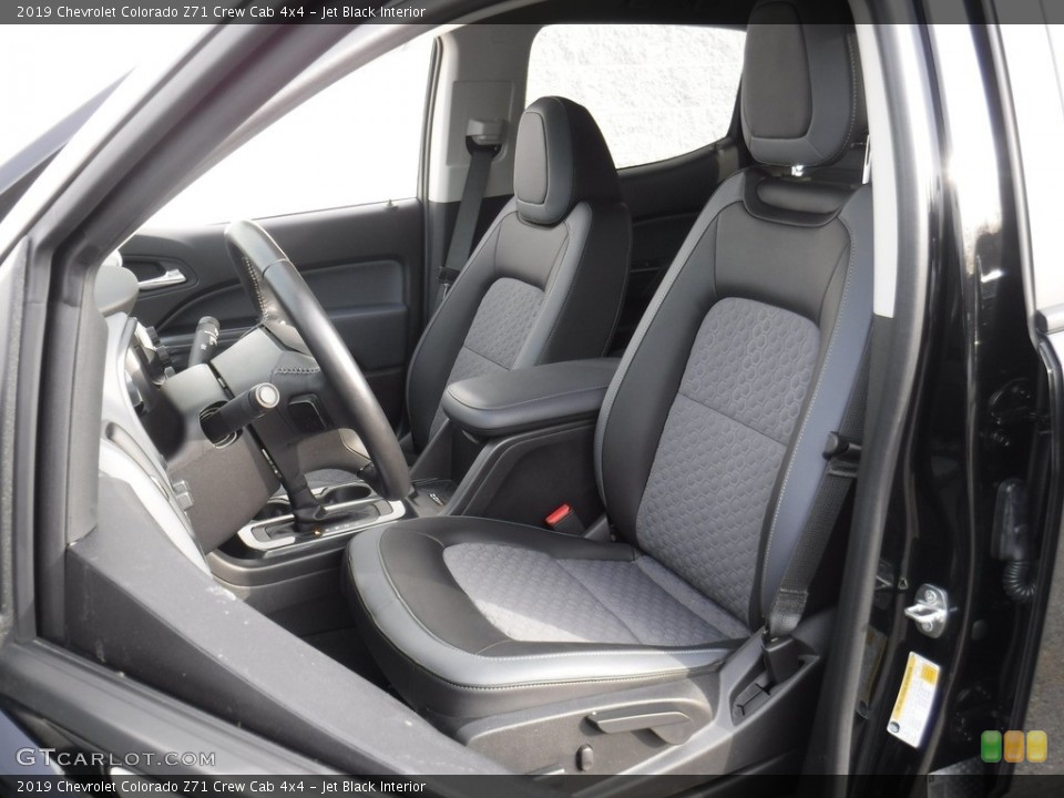 Jet Black Interior Photo for the 2019 Chevrolet Colorado Z71 Crew Cab 4x4 #132095484