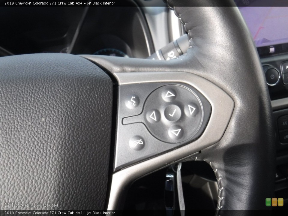 Jet Black Interior Steering Wheel for the 2019 Chevrolet Colorado Z71 Crew Cab 4x4 #132095769