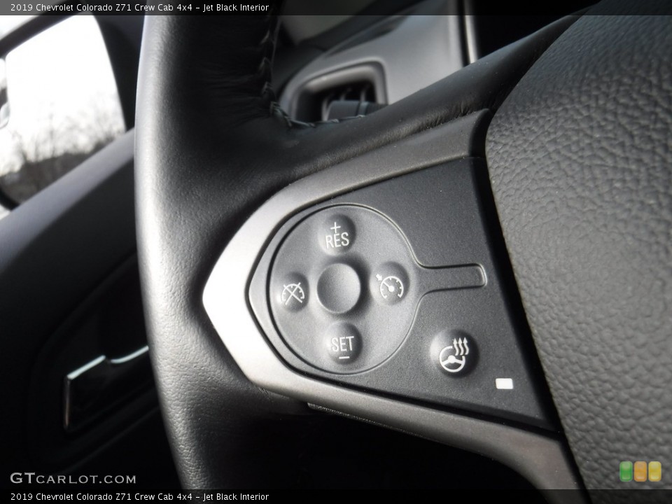 Jet Black Interior Steering Wheel for the 2019 Chevrolet Colorado Z71 Crew Cab 4x4 #132095805