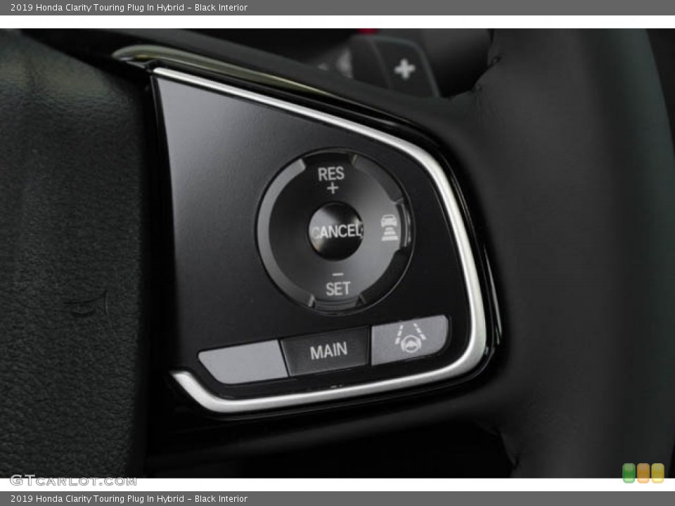 Black Interior Steering Wheel for the 2019 Honda Clarity Touring Plug In Hybrid #132096750