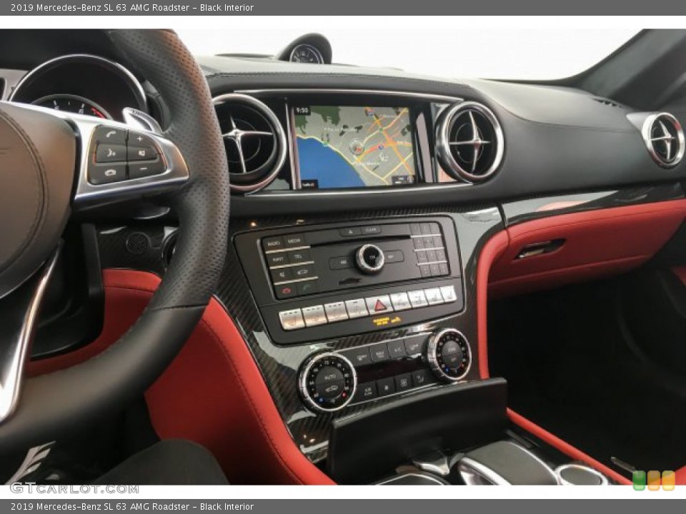 Black Interior Controls for the 2019 Mercedes-Benz SL 63 AMG Roadster #132104319
