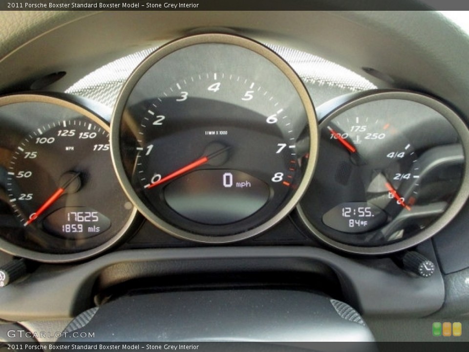 Stone Grey Interior Gauges for the 2011 Porsche Boxster  #132105831