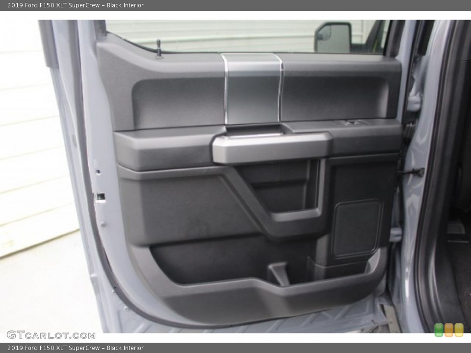 Black Interior Door Panel for the 2019 Ford F150 XLT SuperCrew #132116209