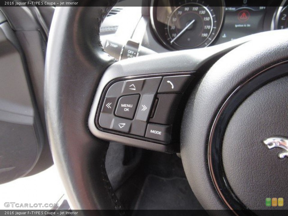 Jet Interior Steering Wheel for the 2016 Jaguar F-TYPE S Coupe #132118996