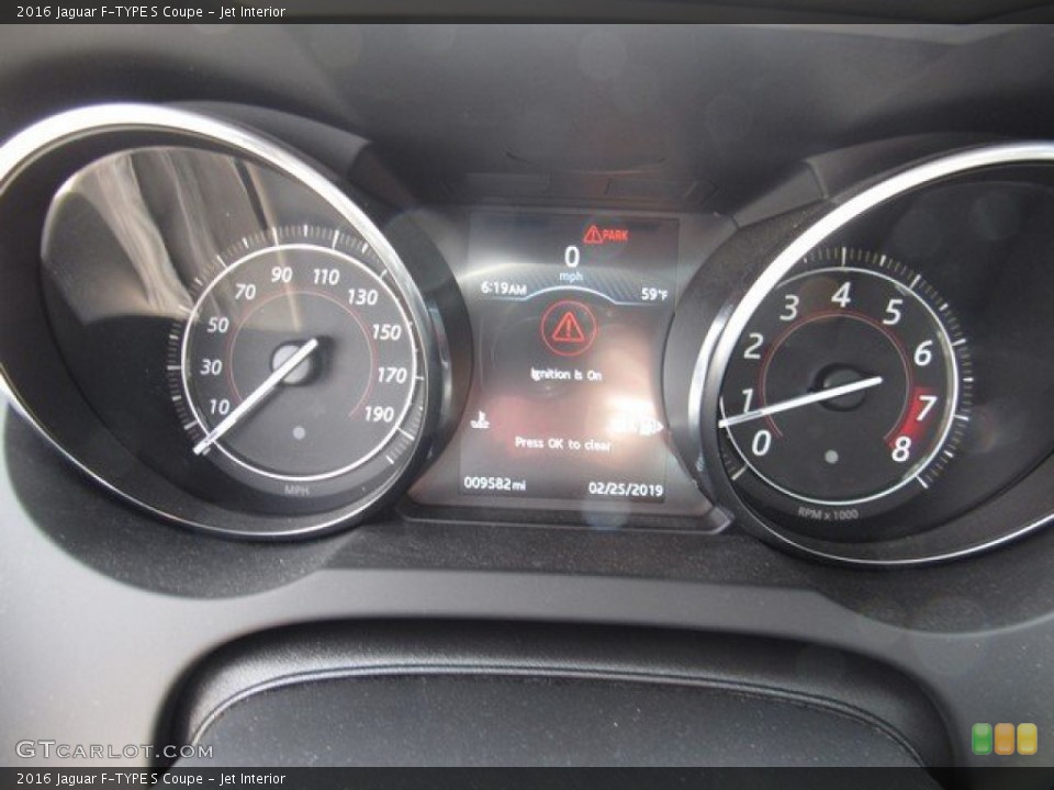 Jet Interior Gauges for the 2016 Jaguar F-TYPE S Coupe #132119038